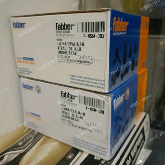 Support Shock Depan Livina Evalia Merk Fabber Kode 025