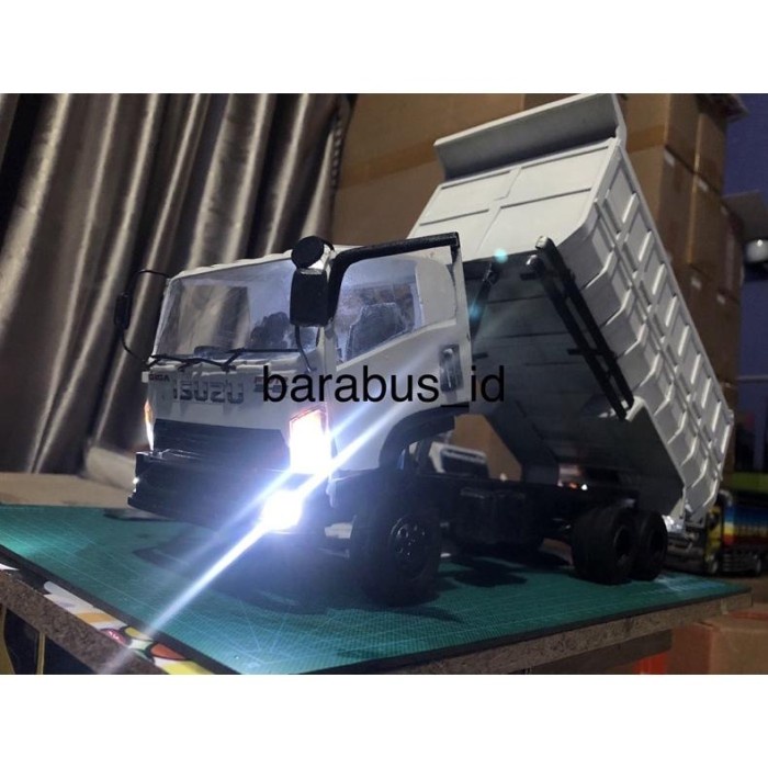 FLASH SALE!!! MAINAN FULL PVC !! MINIATUR ISUZU GIGA DUMB TRUCK BESAR SKALA 1:20 TERMURAH