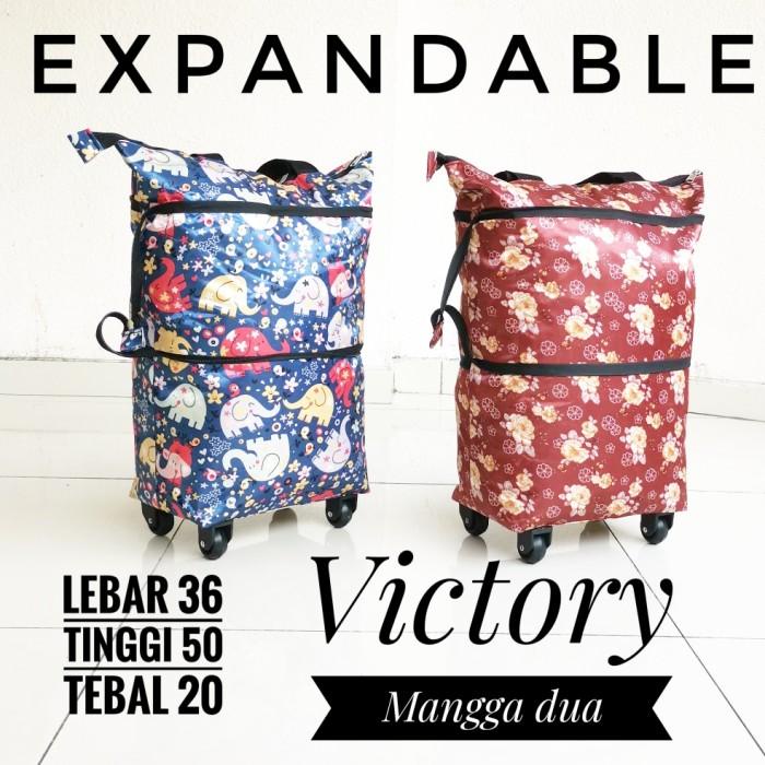 Tas Roda Travel Troli Koper Roda 2 Belanja Barang Lokal
