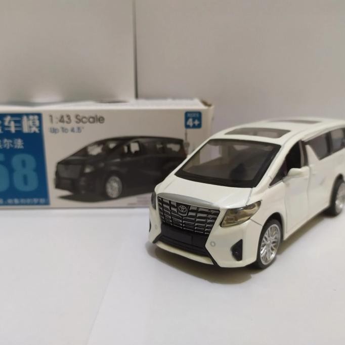 DISKON SPESIAL HOBI MAINAN DIECAST MOBIL TOYOTA ALPHARD TERBARU MINIATUR SKALA 43 TERLARIS