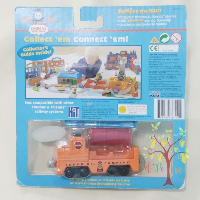 PROMO THOMAS AND FRIENDS TAKE ALONG TRAIN - OIL BARREL CAR TERLARIS
