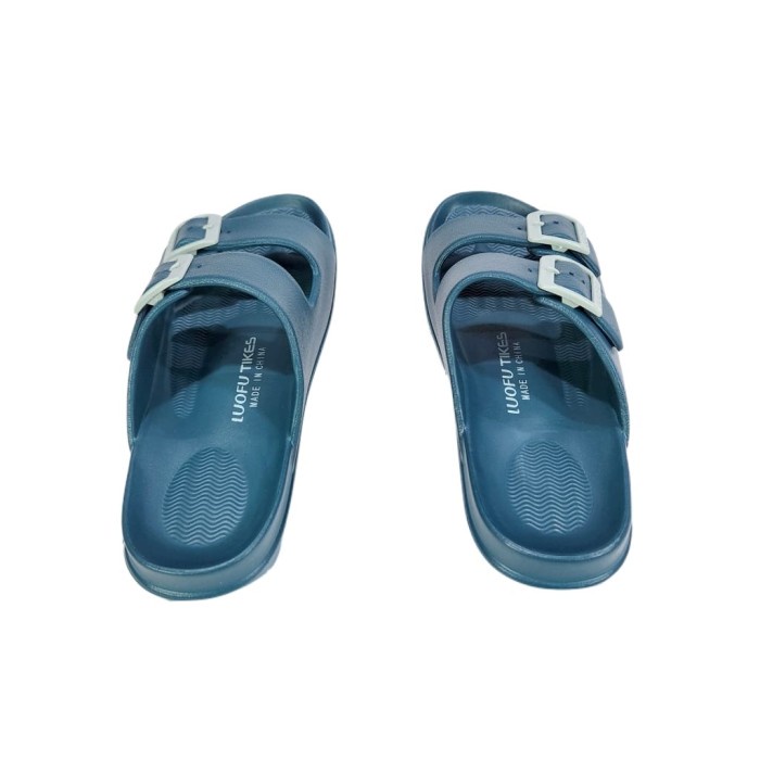 SALE jelly sandal wanita slop luofu karet import ban 2 E6194BW