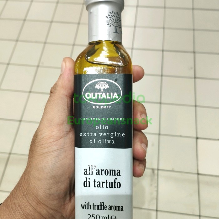 olitalia white truffle olive oil terlaris 250ml - minyak import