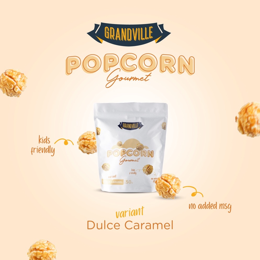 

Promo.. Grandville Popcorn Gourmet Dulce Caramel YAN