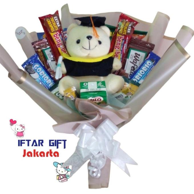 

New Bucket Snack / Buket Jajan / Buket Wisuda / Souvenir Ultah / Bouquet