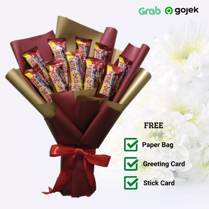 

Sale 6.6 Buket Snack Beng Beng Ulang Tahun/ Wisuda/ Anniversary/ Valentine