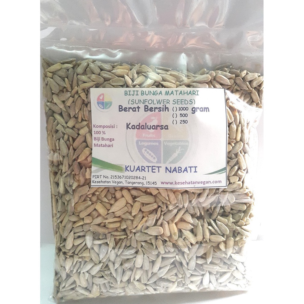 

Paling Dicari.. 500gr Sunflower Seeds - Raw - Biji Bunga Matahari - Kupas - Mentah 80