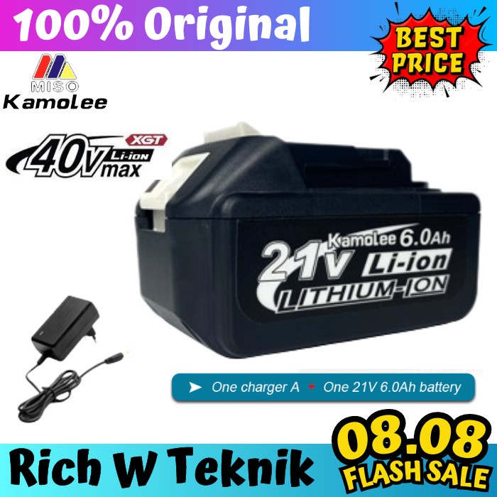 Ready KAMOLEE-Batrai 21volt-Battery Li-Ion-Batrai Power Tools-Batrai+Casger