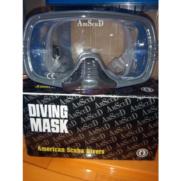 Terlaris Kacamata Selam / Masker Merk Amscud Type Neptune