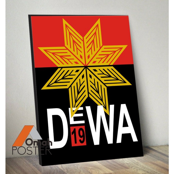best NEW HIASAN DINDING / DEKORASI KAYU / POSTER BAND DEWA 19