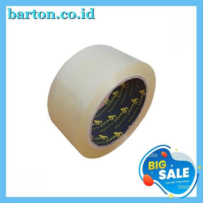 

OPP TAPE PLAKBAN LAKBAN BENING TRANSPARAN 48 MM 90 YARD 2INCH 80METER GRATIS ONGKIR