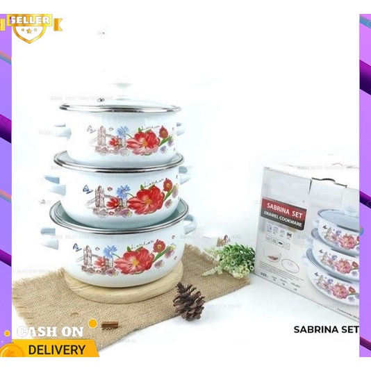 Panci Set Isi 5 Pcs Anti Lengket Promo 3 In 1 Stainless Tebal Murah Perlengkapan Dapur Aesthetic Uni