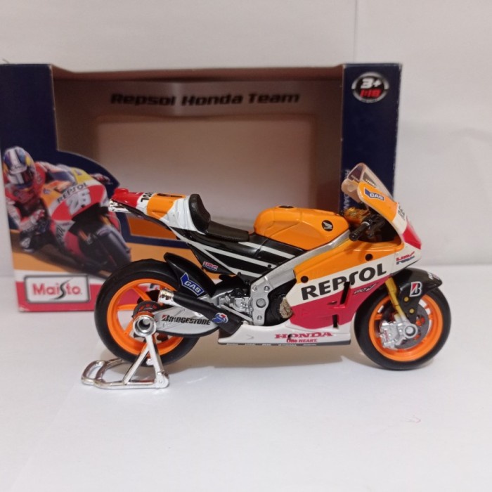 MUST HAVE DIECAST MOTOGP REPSOL HONDA DANI PEDROSA 26 MAISTO 1:18 HARGA MURAH TERLARIS