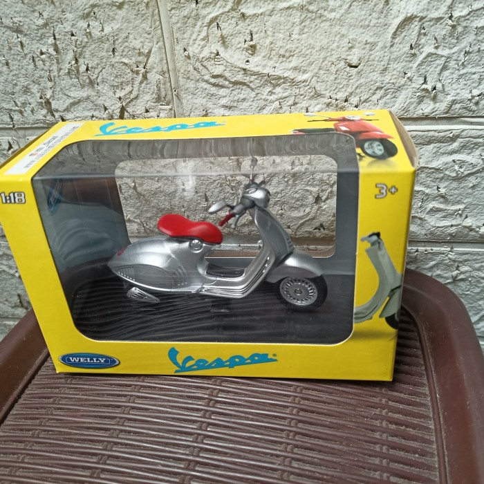 PROMO DIECAST DIE CAST MINIATUR MOTOR VESPA MATIC MODERN 946 SKALA 1/18 J NN TERLARIS