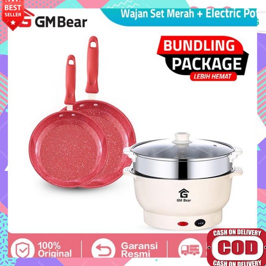 Panci Set Isi 5 Pcs Anti Lengket Promo 3 In 1 Stainless Tebal Murah Paanci Supra Terbaru Pani Tutup 