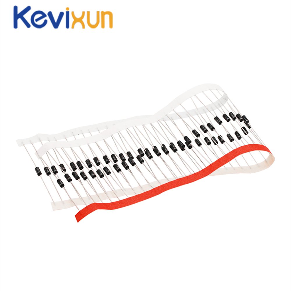 ✅&100PCS 1N5817 1N5819 1N5399 1N4937 1N4004 Schottky Rectifier Diode 1N4001 1N4007 UF4007 HER107 FR2