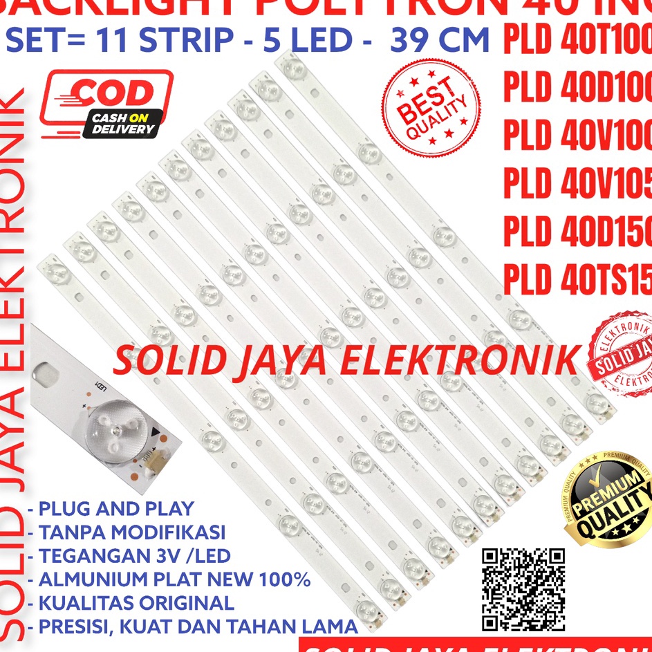 Laris BACKLIGHT TV LED POLYTRON 40 IN PLD 40T100 40D100 40V100 40T105 40D150 40B150 40TS156 40S150 L