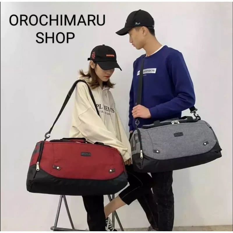 STORE TAS SELAMPANG _Triple F Tas Gym Travelbag Multifungsi Bimo Waterproof MUDIK UKURAN BESAR Tas t