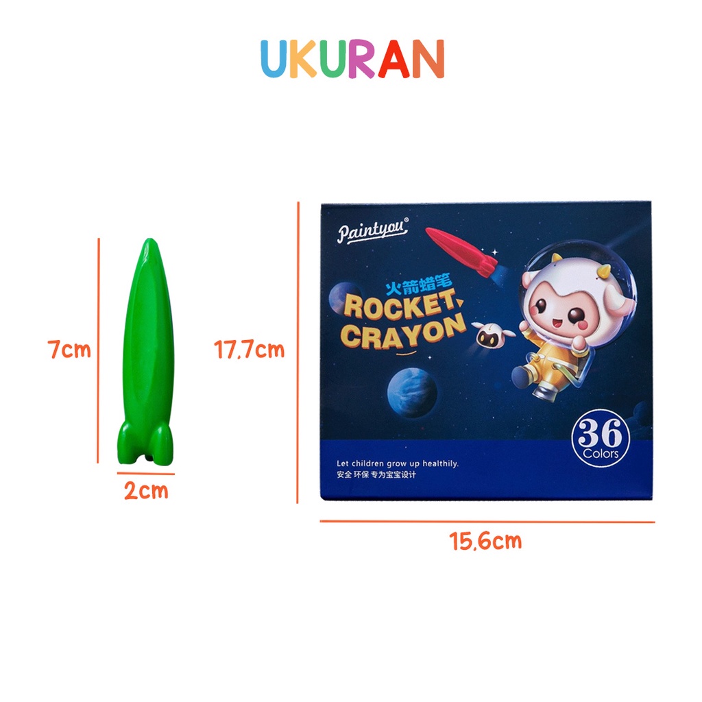 

G7V CRAYON MEWARNAI OIL CRAYON TIDAK MUDAH PATAH TIDAK MENGOTORI TANGAN KIDS LAND YSZ
