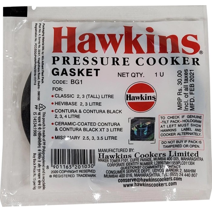 Best Seller Gasket Hawkins Pressure Cooker / Sealer Ring Presto / Karet Panci