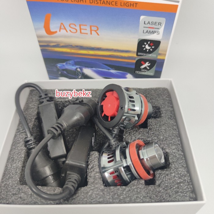 LAMPU LED H11 H8 FOGLAMP MOBIL LASER PROJEKTOR PROJIE PUTIH KUNING