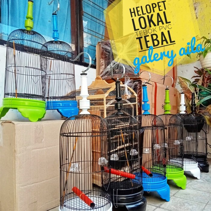 sangkar pleci helopet lokal tebok pvc tebal