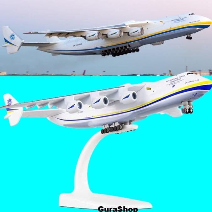 Antonov An-225 Mriya Diecast Pesawat Cargo Miniatur