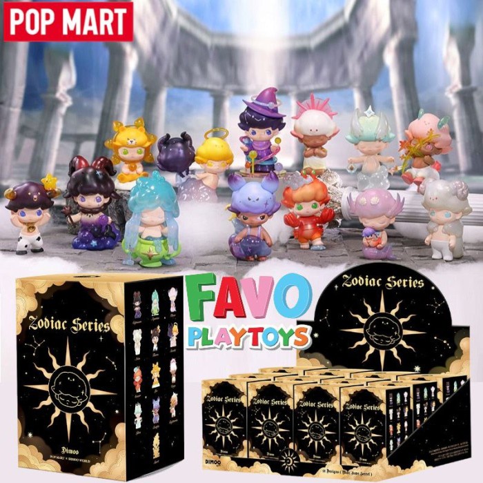 PROMO POP MART X DIMOO ZODIAC SERIES BLINDBOX FIGURE SET TERMURAH