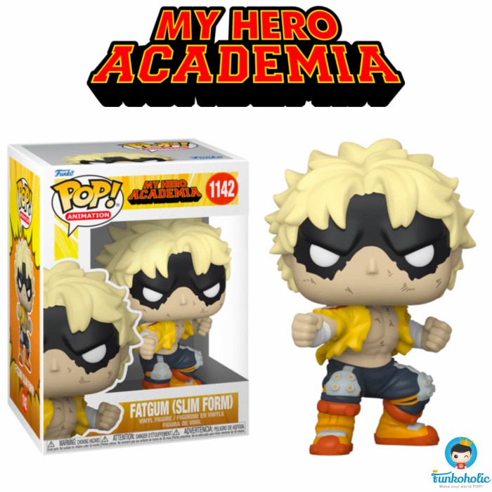HOT SALE FUNKO POP ANIMATION MY HERO ACADEMIA FATGUM / FAT GUM SLIM FORM #1142 TERLARIS