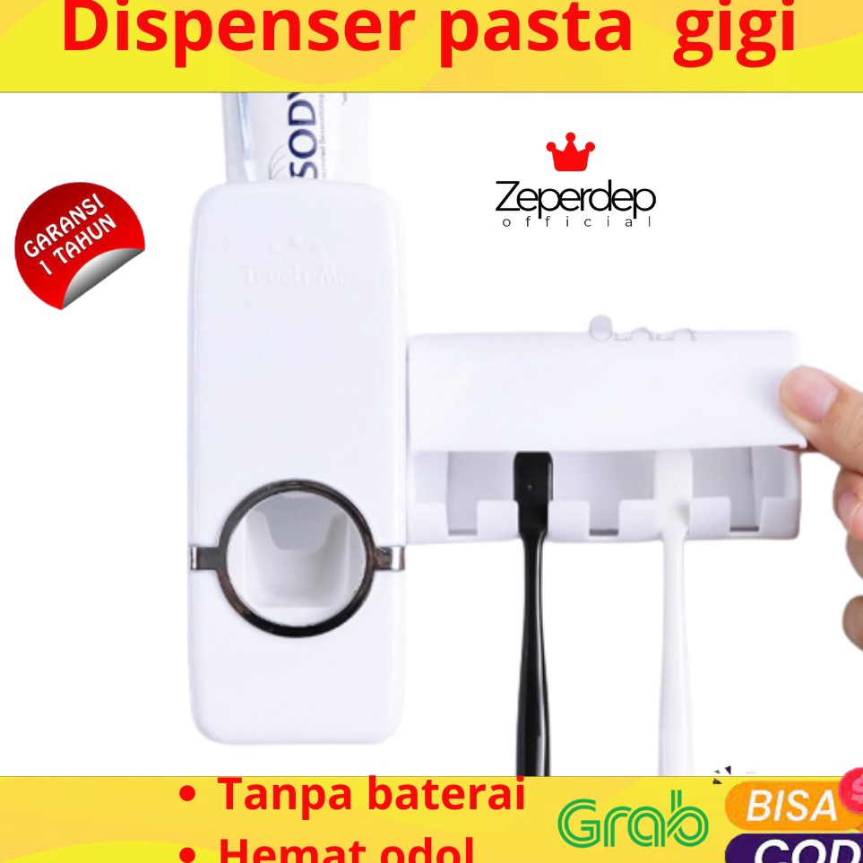 ¯ cu peralatan kamar mandi Dispenser pasta gigi odol dan paket sikat gigi set pepsodent tempat gantu