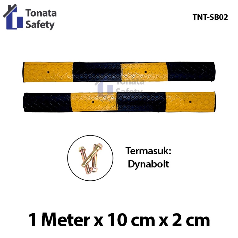 SALE TERBATAS. Rubber Speed Bump Kecil / Polisi Tidur Karet 1 Meter