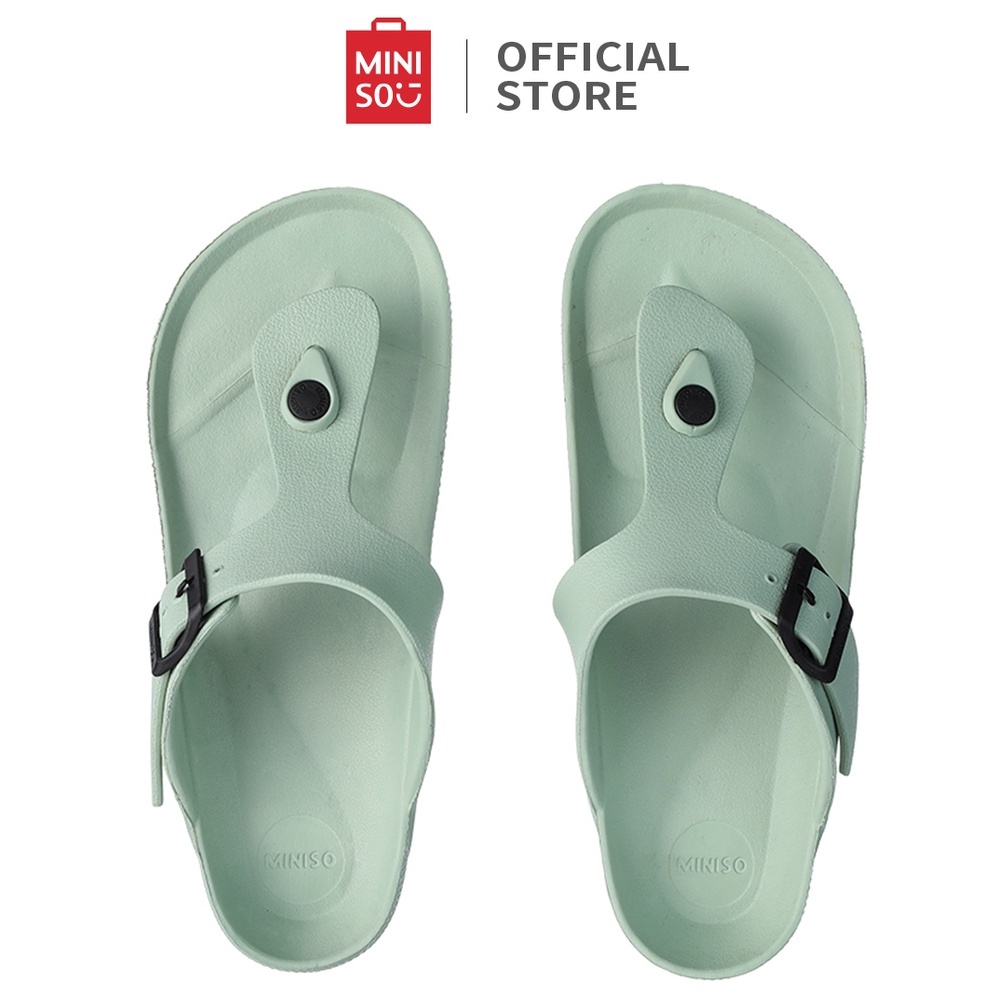 TERPERCAYA MINISO Sandal Jepit Wanita Sandal Fashion  Flip Flops Nyaman Model Kapal Sendal Kolam Ren