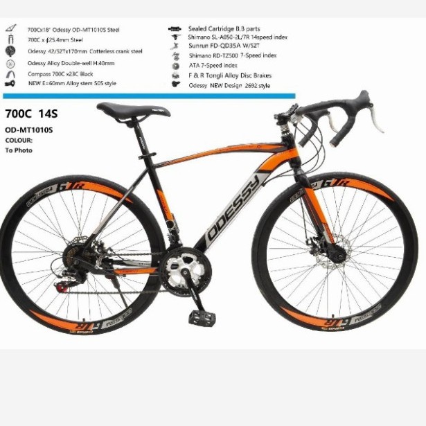sepeda balap roadbike 700C ODESSY 1010