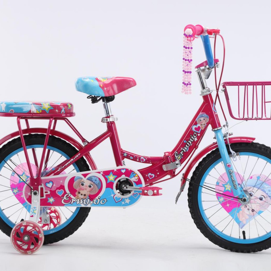 sepeda Lipat anak Perempuan 18 Mini ERMINIO