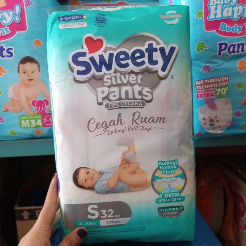 Pampers sweety silver S M L XL