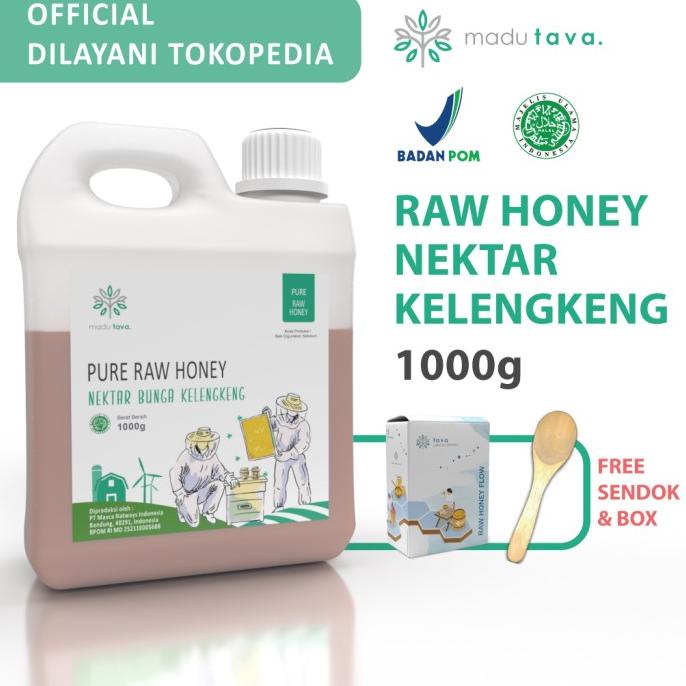 

Madu Murni Tava Nektar Kelengkeng 1kg 100% Pure Raw Honey Asli Alami