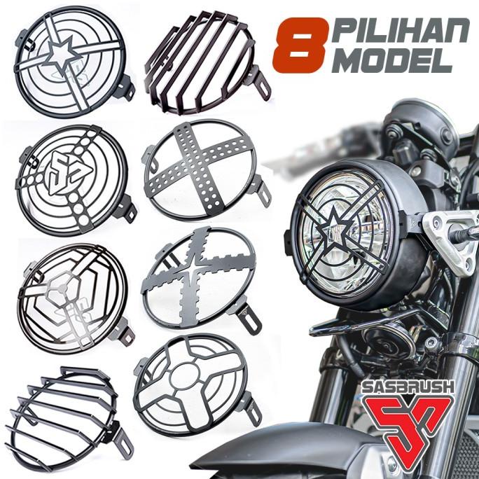 Cover lampu yamaha Xsr155 / Grill lampu XSR155 / Head Light Cover XSR