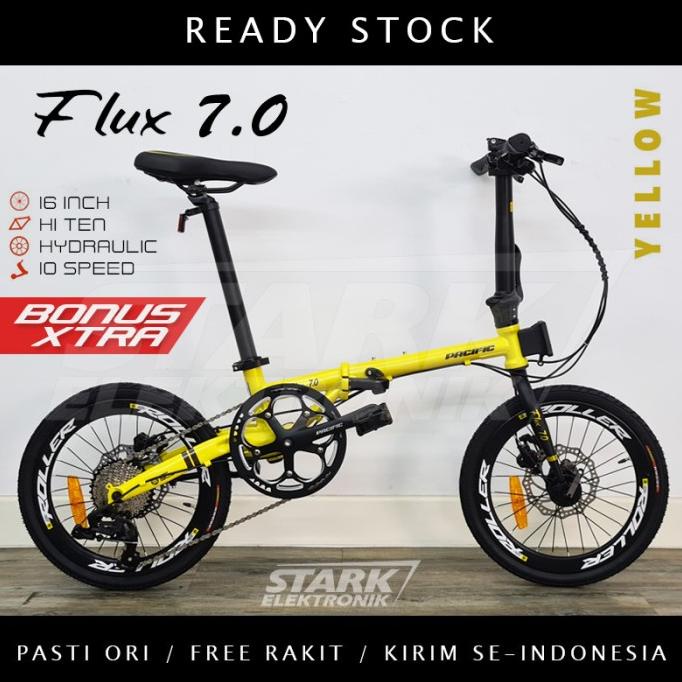 Amu Pacific Flux 7.0 Sepeda Lipat Folding Bike Bestq