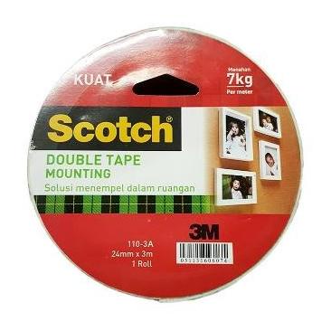 

New 3M Scotch Indoor Permanent Mounting Tape 24 Mm X 3 M