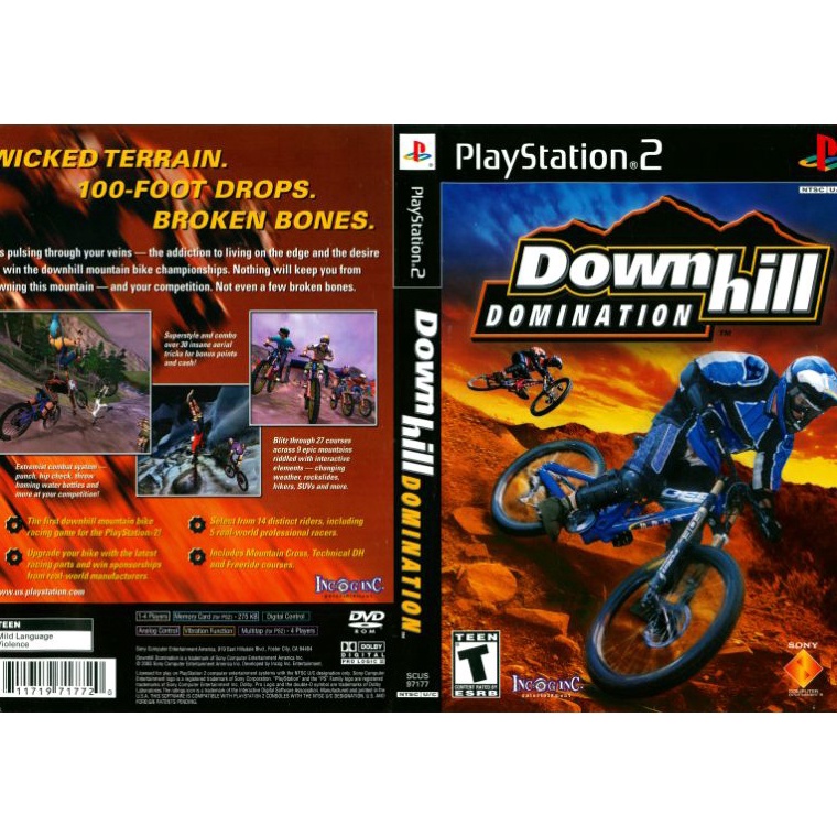 Murah RCd Kaset Ps2 Downhill Domination ❂ ★