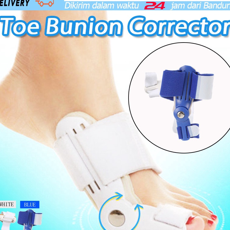 MFWQ5170 Dijamin Ori PROMO Pelindung Jari Kaki Bunion - Corrector Separator Hallux Valgus Big Toe Te