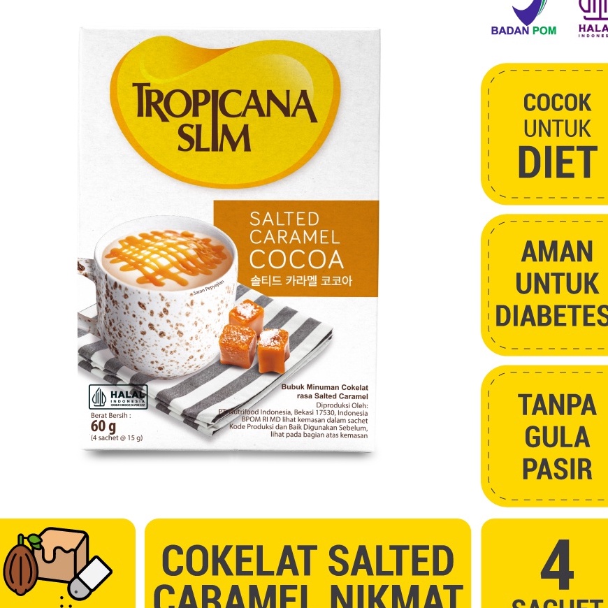 

GJHL9186 ✓ Tropicana Slim Salted Caramel Cocoa (4 Sch)