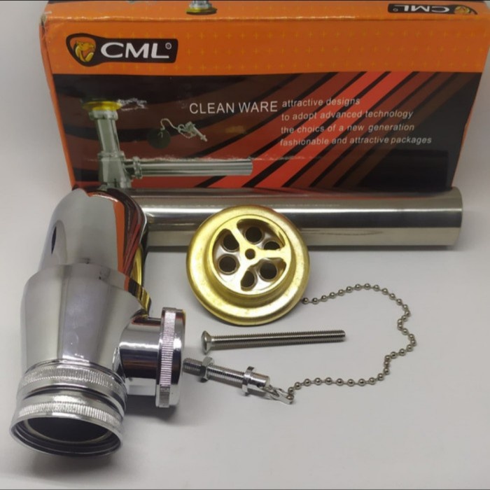 Terlaris Wads Sifon Botol / Sifon Wastafel Soligen Stainless