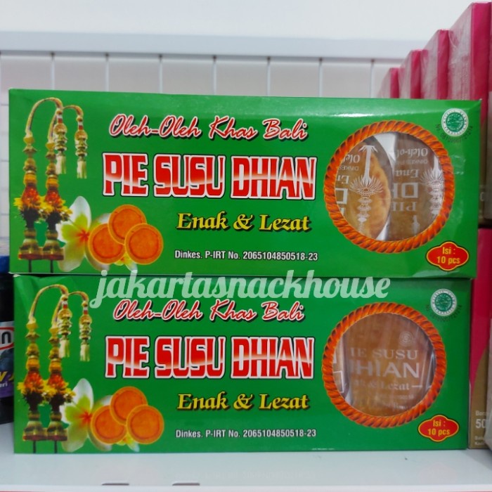

Termurah Pie Susu Dhian Oleh Oleh Khas Bali 1 Dus Isi 10 Pcs Asli