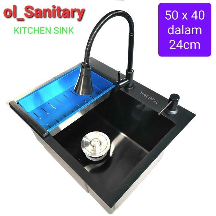 Terlaris Bak Cuci Piring Kitchen Sink Hitam Rak Cuci Piring Tempat Cuci Piring