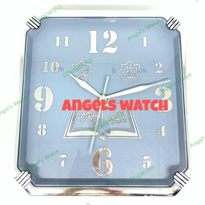 JAM DINDING KALIGRAFI ARAB SEGIEMPAT/ JAM DINDING KALIGRAFI