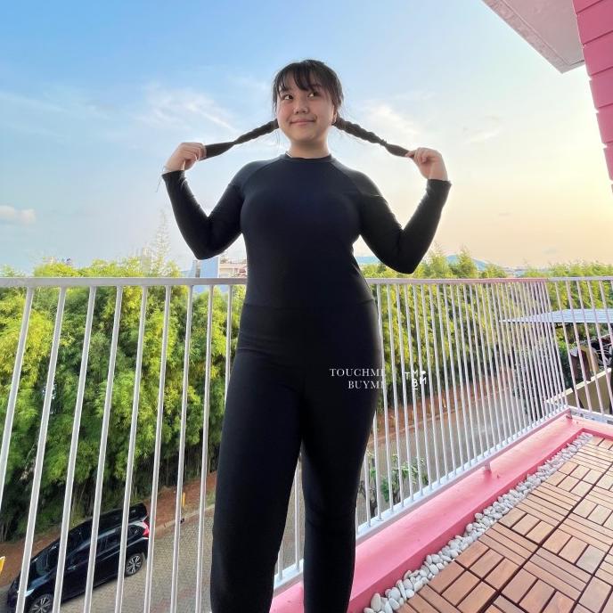 TMBM Longsuit baju renang panjang hijab muslim swimsuit long swimwear