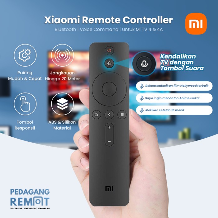 Terlaris Remot Remote Tv Xiaomi Lcd Led Mi Tv 4A / Mi 4 Tv Android Smart Tv Goo