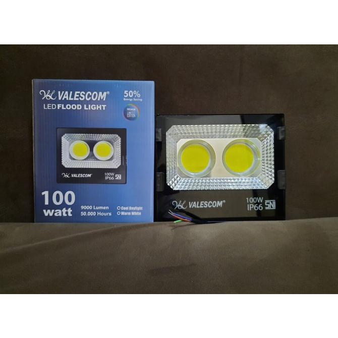 Lampu Sorot Tembak LED Valescom COB 100 watt 100W Super Bright