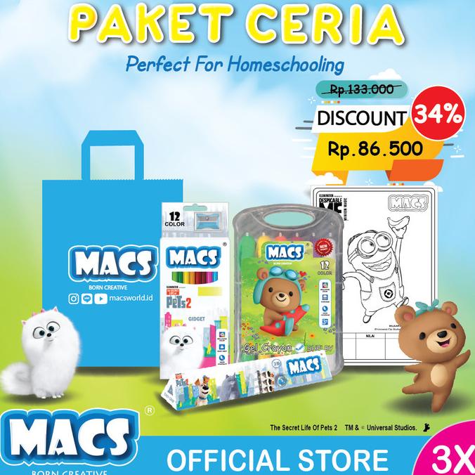 

Terbaik Paket Ceria Mewarnai Pensil Warna Gel Crayon Color Pen Set Berkualitas
